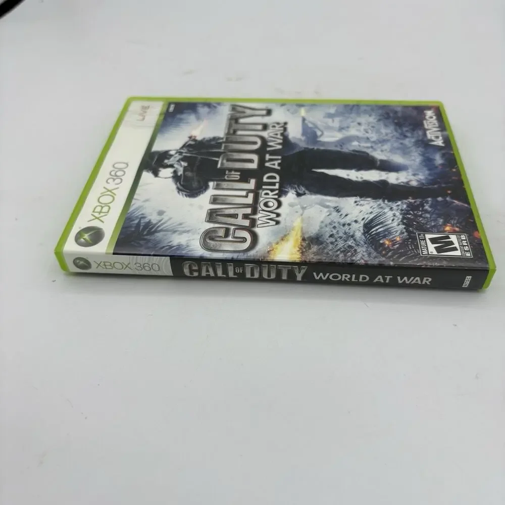 Microsoft Xbox 360 Video Game Call of Duty World at War Live w Manual Activision